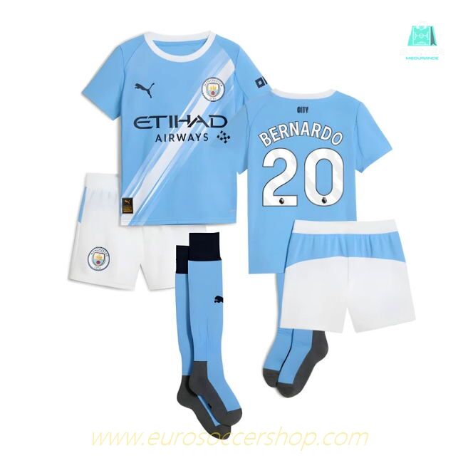 2025-2026 Man City Home Mini Kit (Bernardo 20)