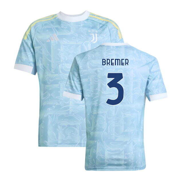2025-2026 Juventus Away Shirt (Kids) (Bremer 3) Antibacterial