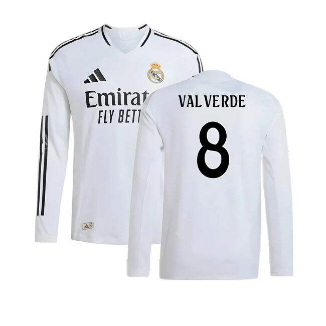 2024-2025 Genuina Camiseta Real Madrid Local - Hombres Con Valverde 8