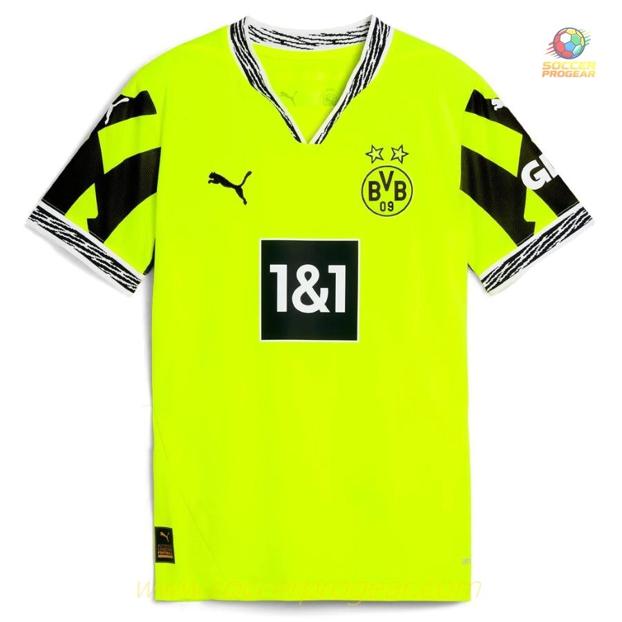Team Jersey Match Quality BVB Dortmund Home 2024/25 Collection Neon