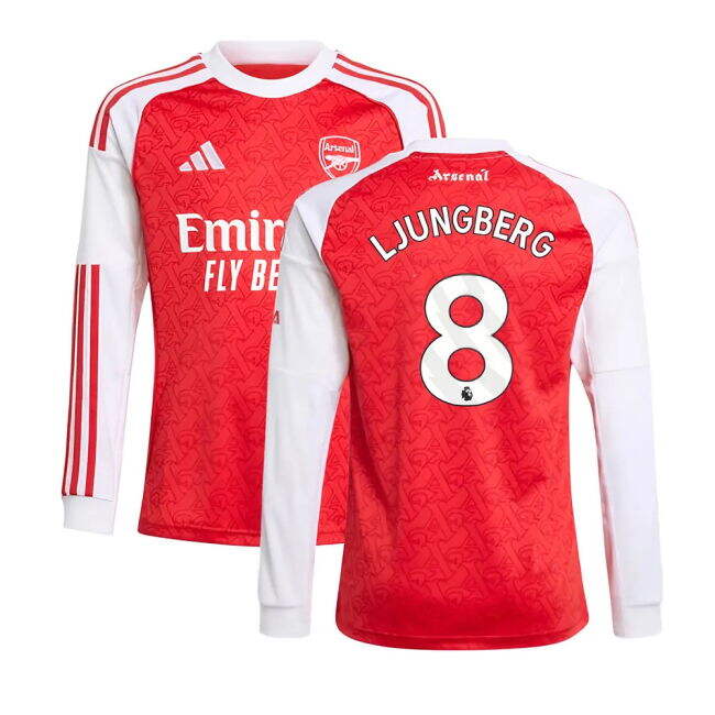 2025-20 Arsenal Home Soccer Shirt Ljungberg #8 L M S Kids