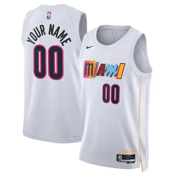 Miami Heat MIA Swingman Jersey - modern Basketball - White workout