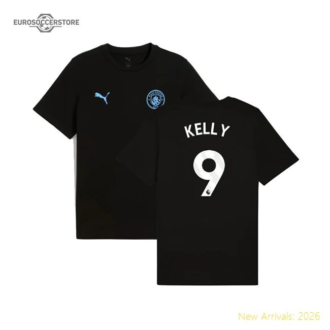 Premium 2025-2026 Man City Ftbless Tee (black) (kelly 9) - Premium