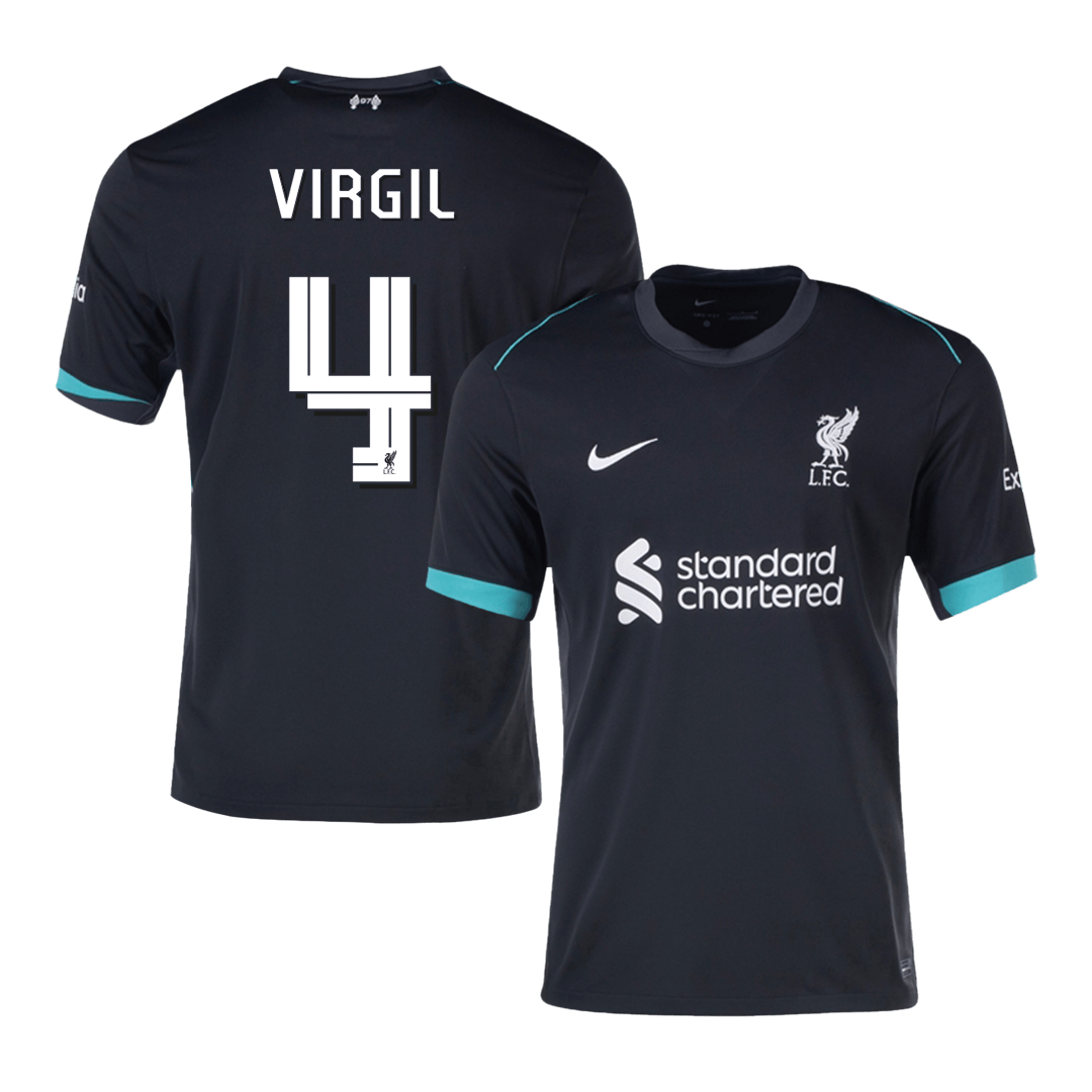 VIRGIL #4 Liverpool Away  Soccer Jersey 2024/25 - UCL Authentic Kit