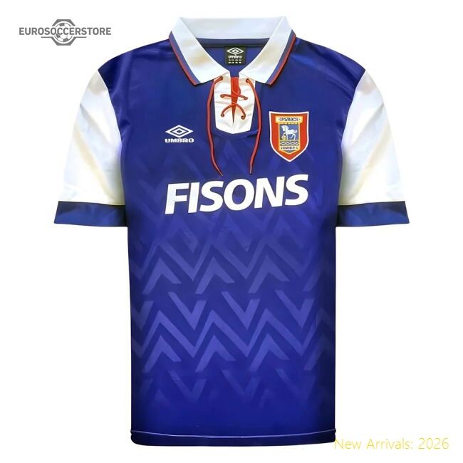 Premium 1992-1994 Ipswich Town Umbro Retro Shirt (your Name)
