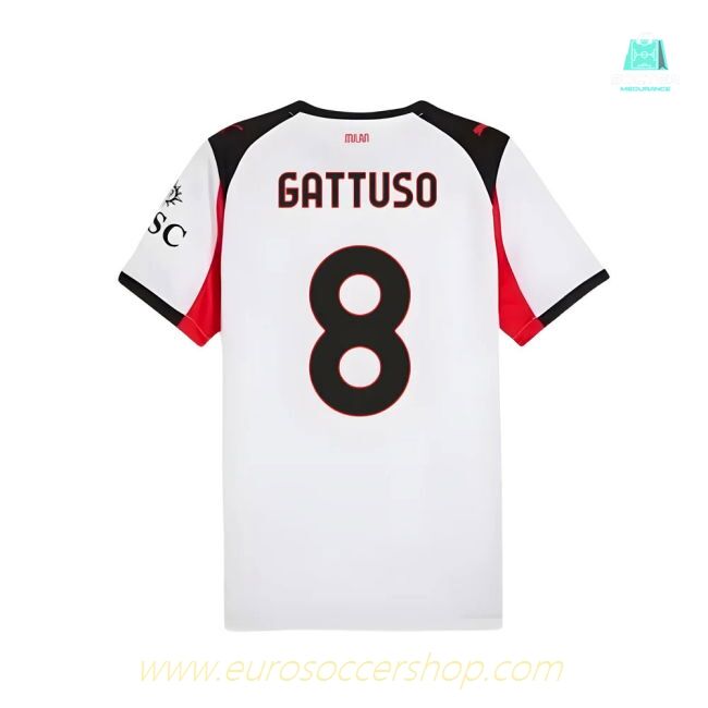 2025-2026 AC Milan Away Shirt (Gattuso 8)