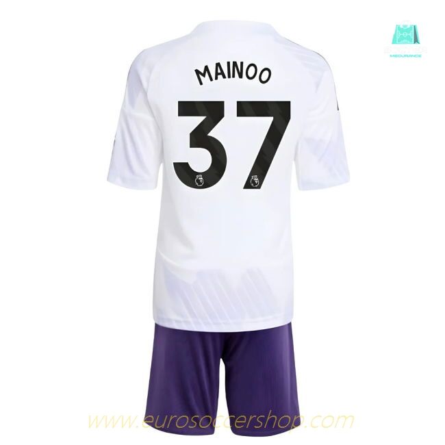 2025-2026 Man Utd Away Mini Kit (Mainoo 37)
