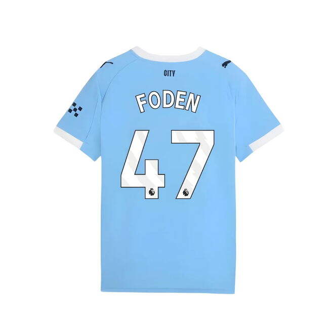 Man City Certified 2025-2026 Man City Home Shirt (Kids Size) (Foden...