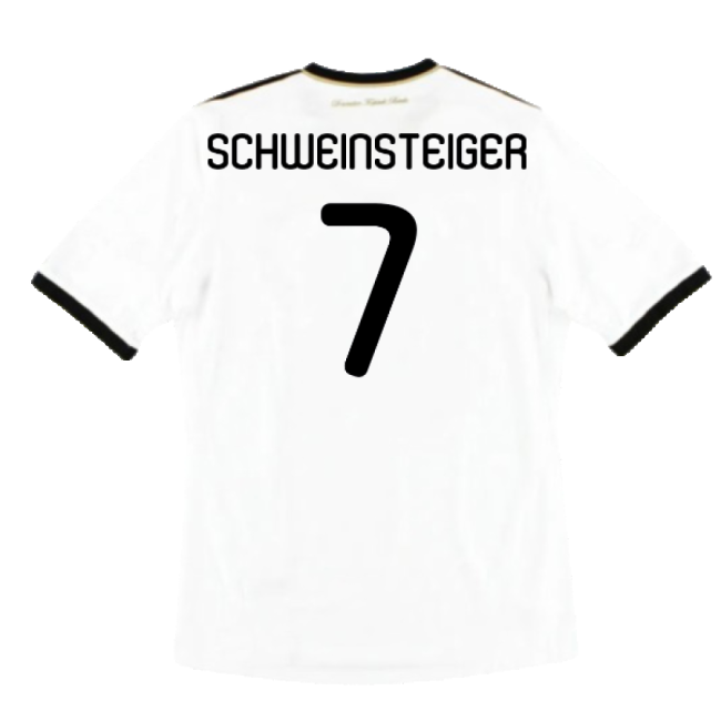 SCHWEINSTEIGER 7 Elite Style Germany Home Pro Shirt 2010-2011