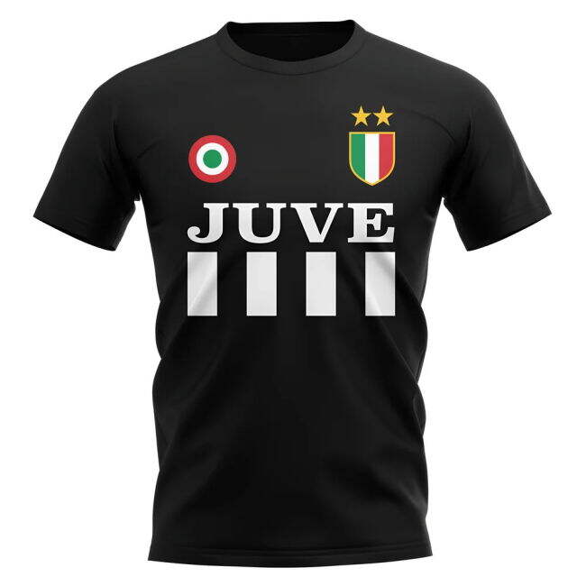 Juventus Competitive Price Shirt (Black) UV Protection Antibacterial