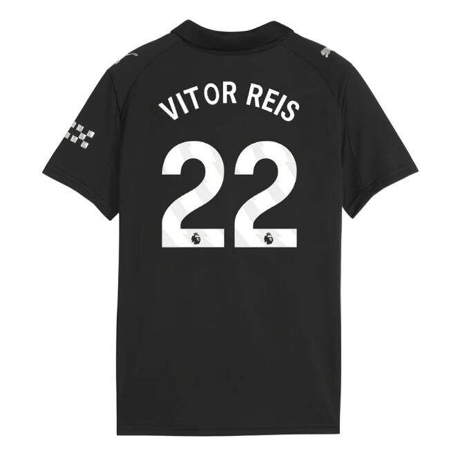 2025-2026 Man City Away Mini Kit (Vitor Reis 22)