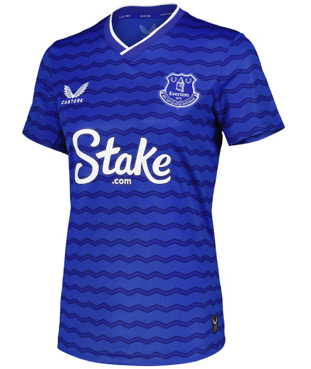 Everton Women's Home Jersey for the 25-26 Season