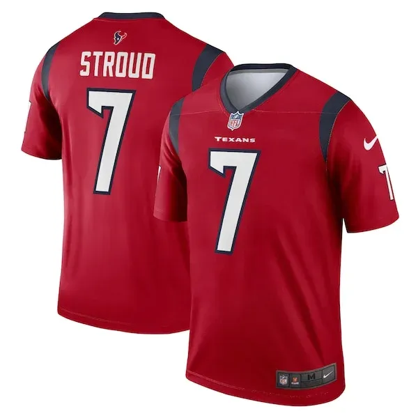 None Stroud Houston  Jersey - Red | NFL Player Jersey | NFL Football