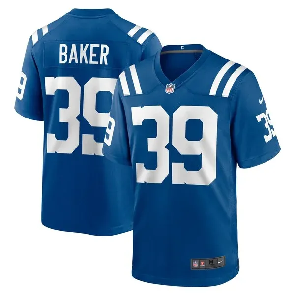 None Darrell Baker Game Jersey - Royal | NFL Player Jersey | NFL Footb