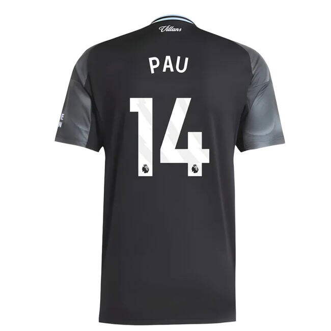 Stylish Aston Villa 2025-2026 Aston Villa Away Shirt (Pau 14) for M...