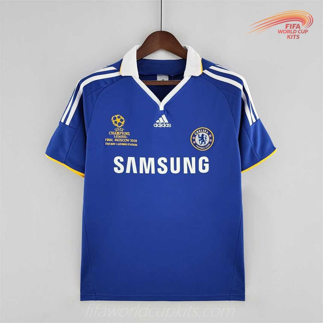 Chelsea 07-08 Home UCL Final Football Kit