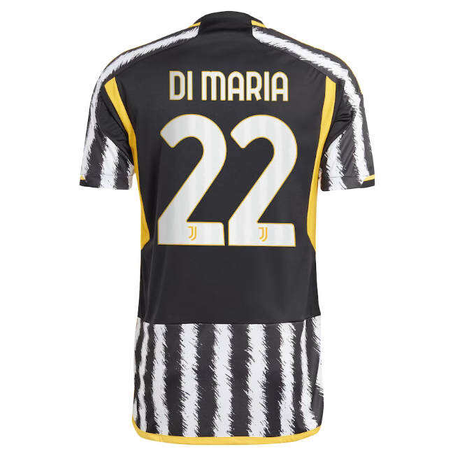 2324 Juventus Home Soccer Jersey Football Shirt - Di Maria 22 -