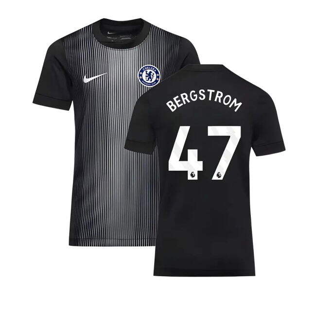 Kids Match Quality Chelsea 2025-2026 Home Jersey (Bergstrom 47)