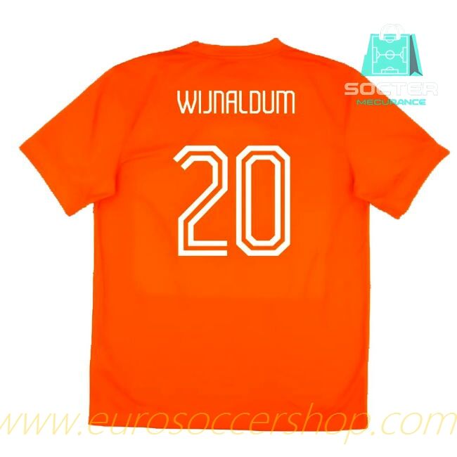 Holland Home Football Shirt (Wijnaldum 20)