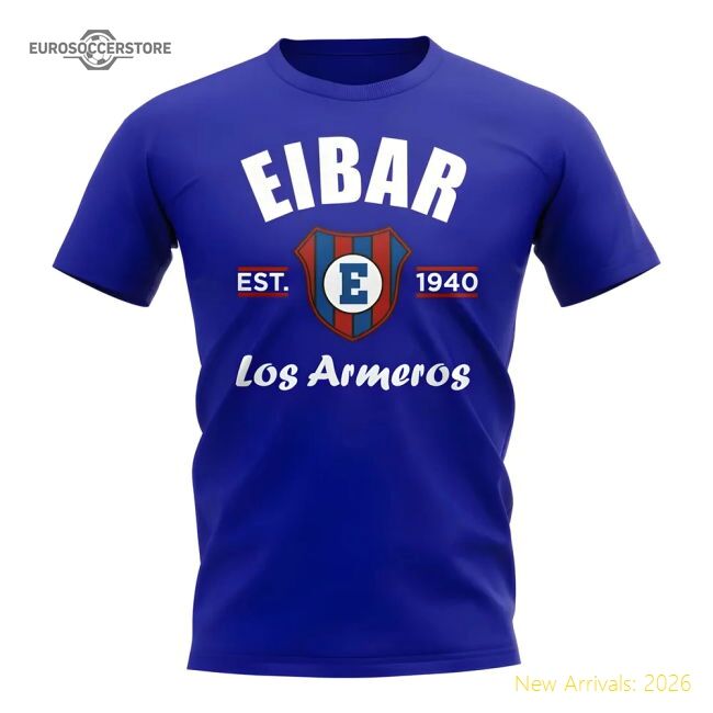 Supporter Best-Selling Eibar Established Football T-Shirt (Royal)