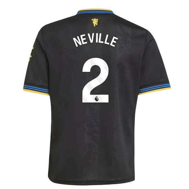 Modern Man Utd 2025-2026 Man Utd Third Shirt (Kids) (Neville 2) for...