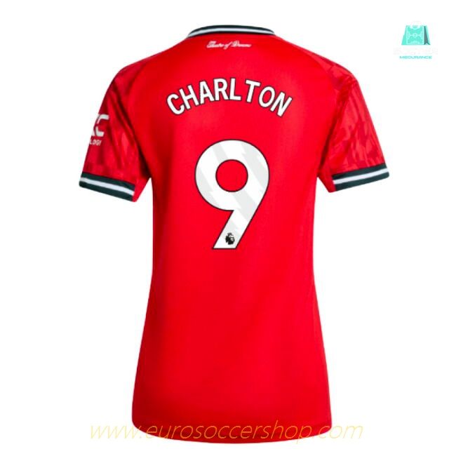 2025-2026 Man Utd Home Shirt (Womens) (Charlton 9)
