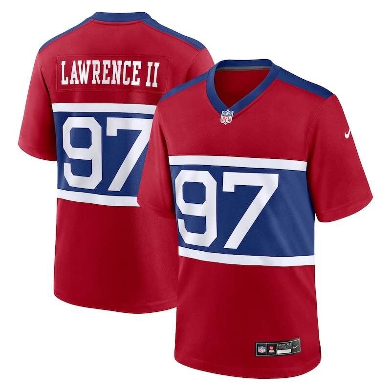 None Dexter Lawrence II New York Giants Budget-Friendly Game Jersey