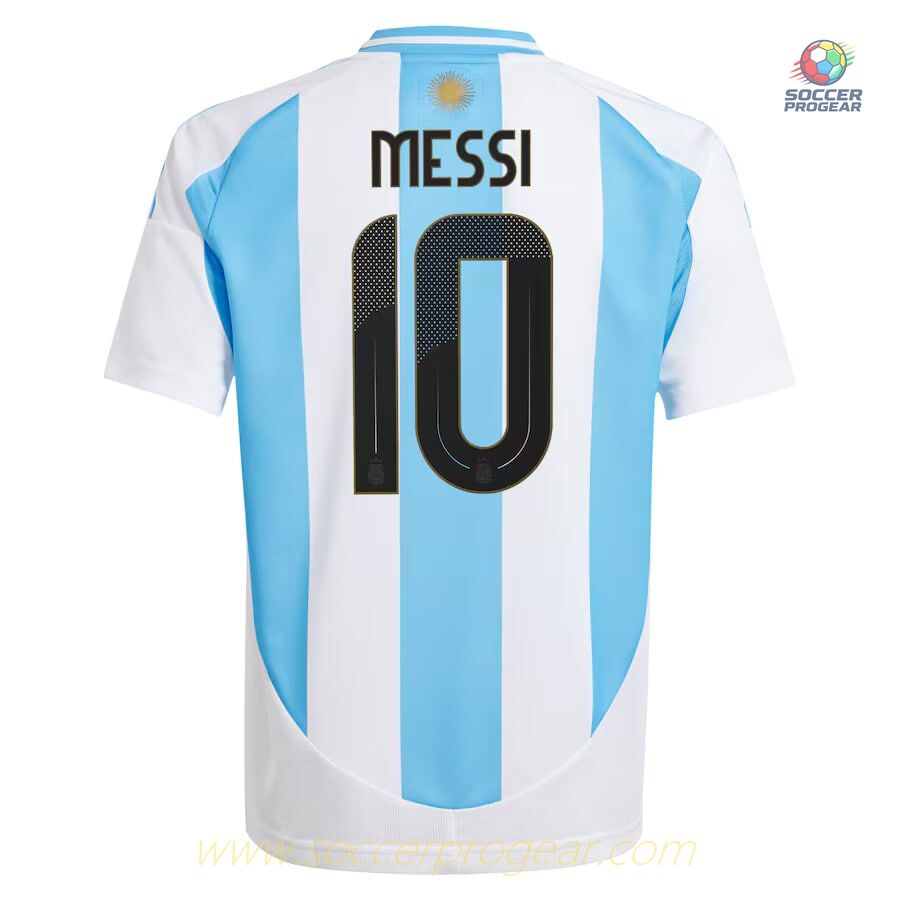 CHILDREN'S ARGENTINA Fan Edition HOME JERSEY 2024/25 Collection MESSI