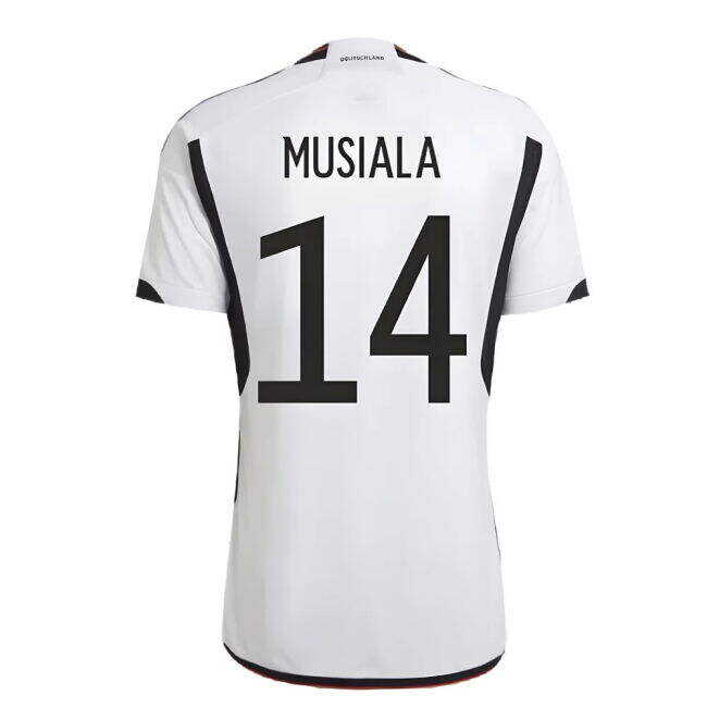 Minimalist 2022-2023 Germany Home Shirt (MUSIALA 14) Slim Fitting
