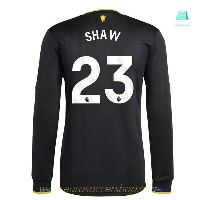 2025-2026 Man Utd Authentic Long Sleeve Third Shirt (Shaw 23)