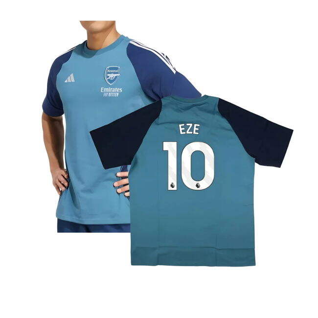 Arsenal Arsenal Training Tee Blanch Blue Eze #10 High Performance ...
