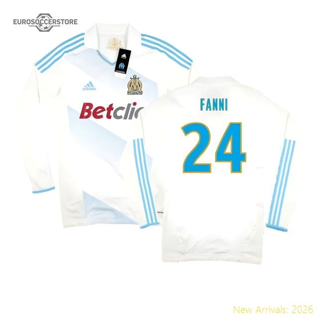 Top-Quality Marseille 2011-12 Player Spec Long Sleeve Home Shirt ((Excellent) L) (Fanni