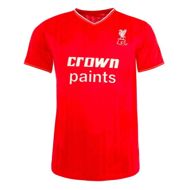 1986 Liverpool Crown Paints Home Shirt (BARNES 10)
