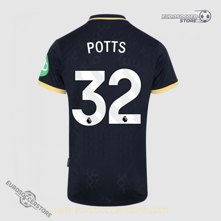 West Ham United 25-26 Third Jersey POTTS #32