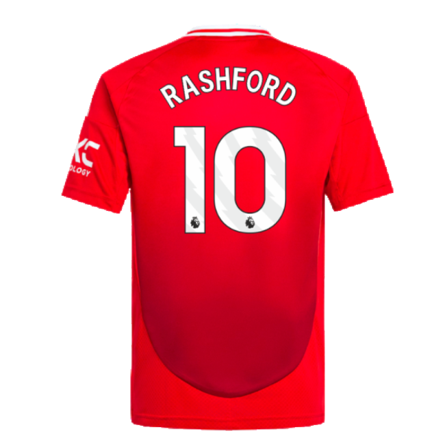 Stylish Man Utd 2024-2025 Man Utd Home Shirt (Kids) (Rashford 10) f...