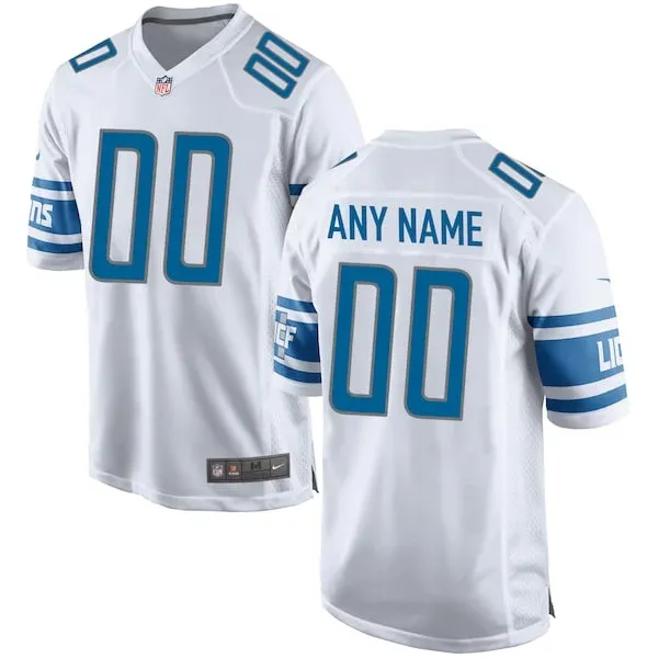 None Game Football Jersey - White L | NFL fan gear | NFL Football