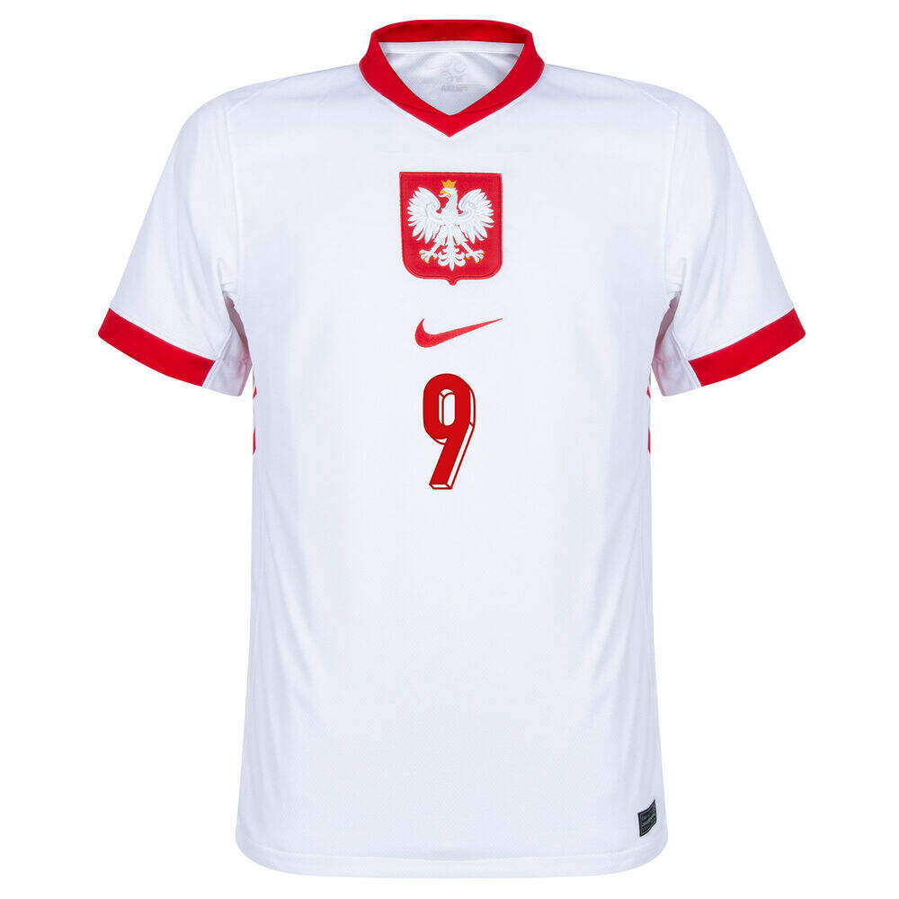 Poland Home Soccer Shirt 2024-2025 Edition Season Lewandowski