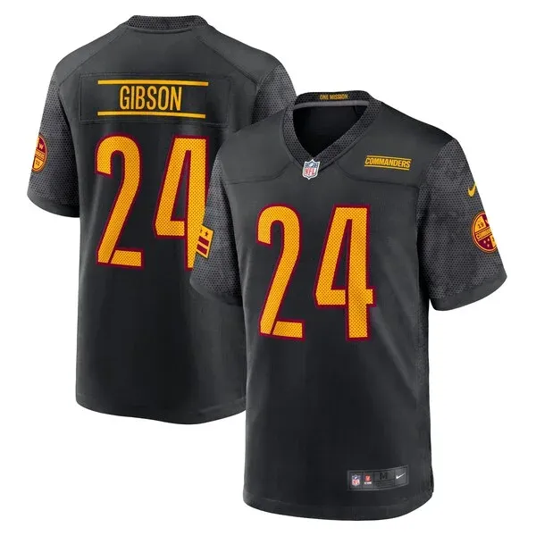 None Antonio Gibson Game Jersey - Black | NFL Player Jersey | NFL Foot