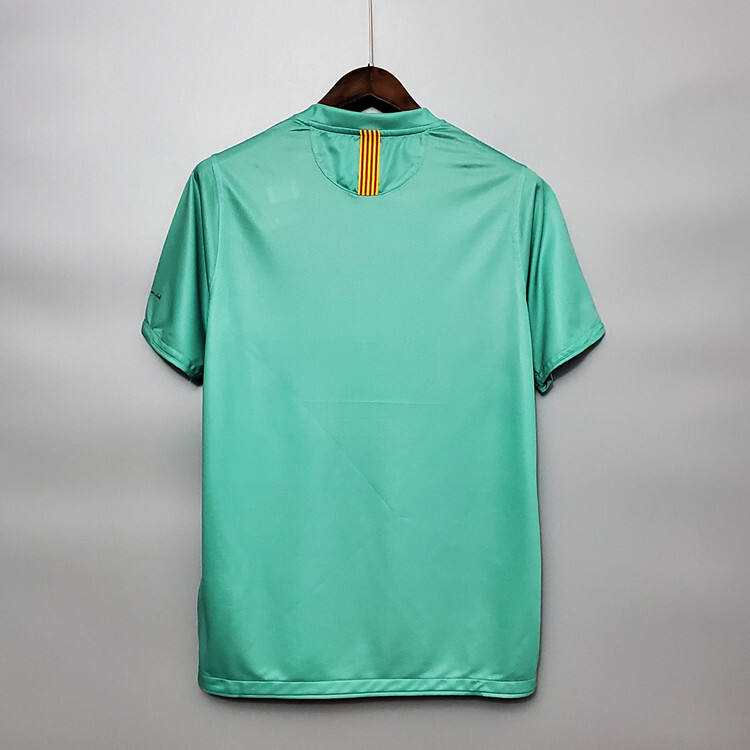 Barcelona FC 1011 Green Retro Shirt - Official Replica 12086