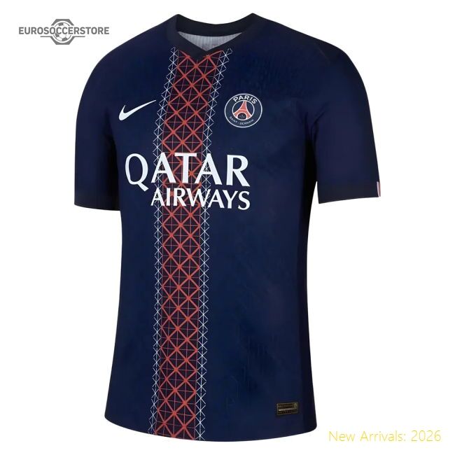 Authentic 2025-2026 Psg Home Dri-Fit Adv Authentic Shirt