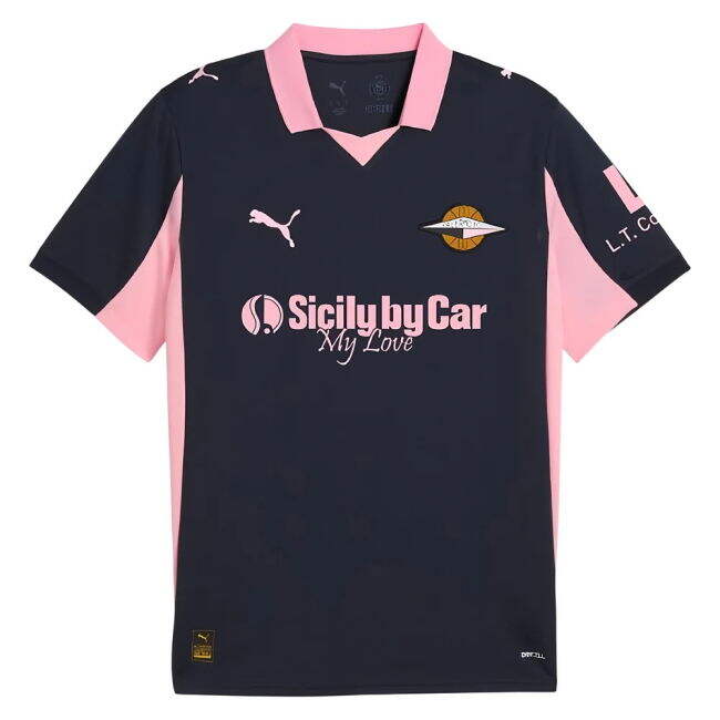 2025-2026 Palermo Away Elegant Shirt Durable Stitching Antibacterial