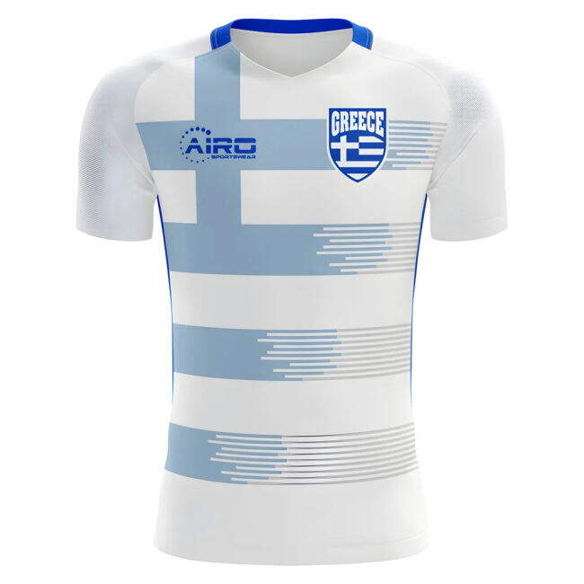 Greece Soccer Team Contemporary Home Football Shirt (Womens)
