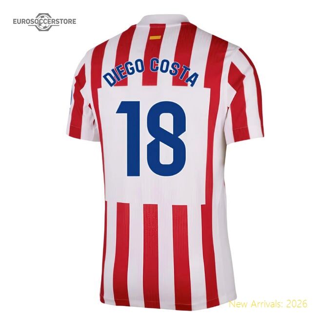 Atletico Madrid La Liga Diego Costa Home Elite Performance Fabric