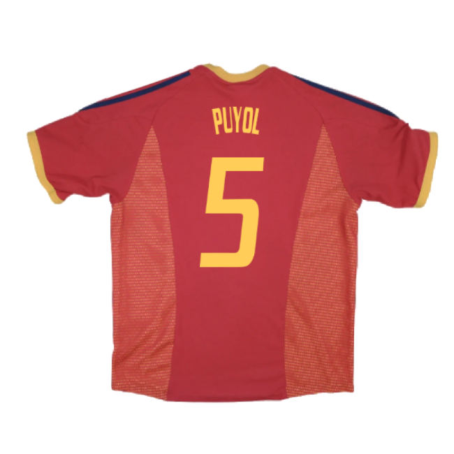 Spain Soccer Team Supporter Kit - Adults Version (Puyol 5) (1)