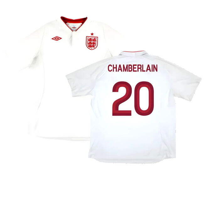 Latest England Home Team Kit 2012-2013 (Chamberlain 20)