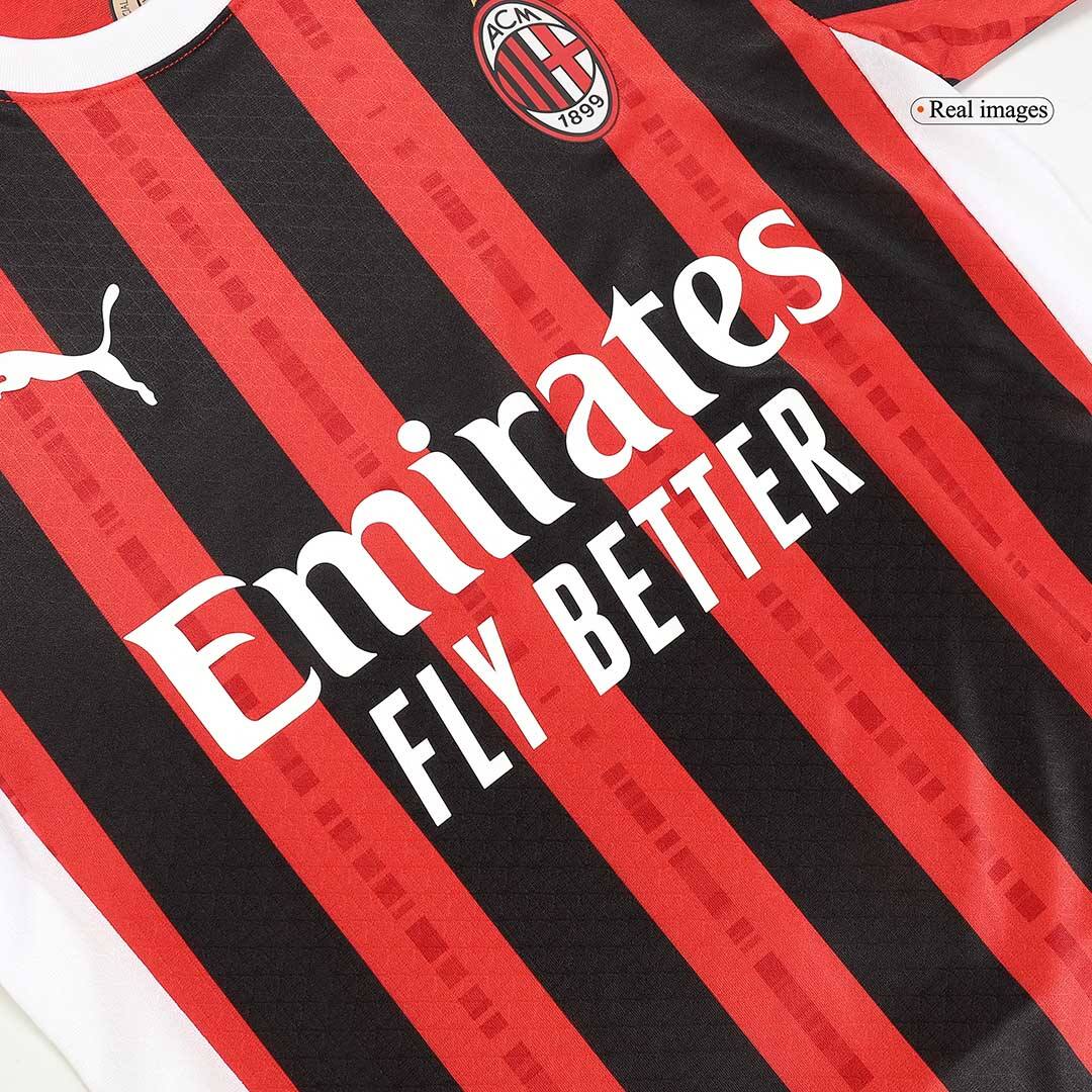 Player Version MORATA #7 AC Milan Home Soccer Jersey 2024/25Authentic