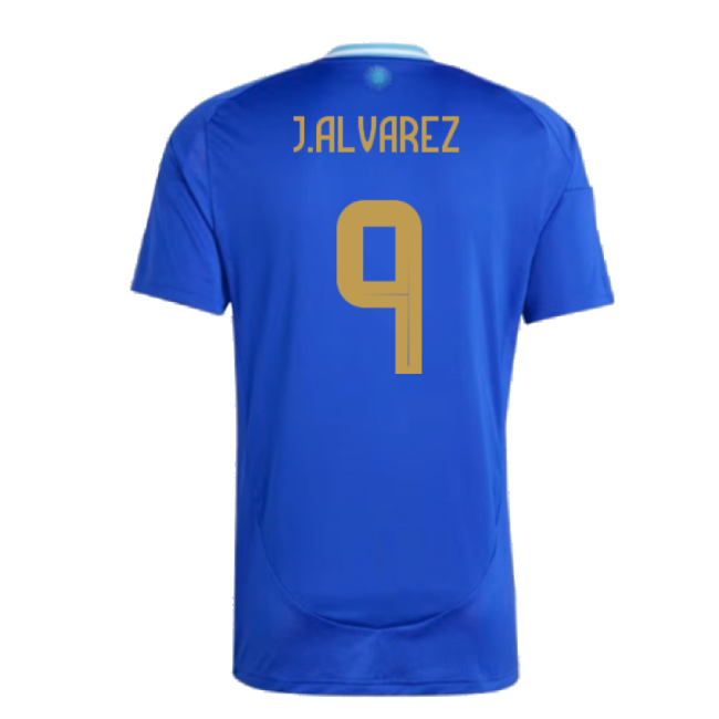 Licensed 2024-2025 Argentina Copa America Away Strip (ALVAREZ 9)
