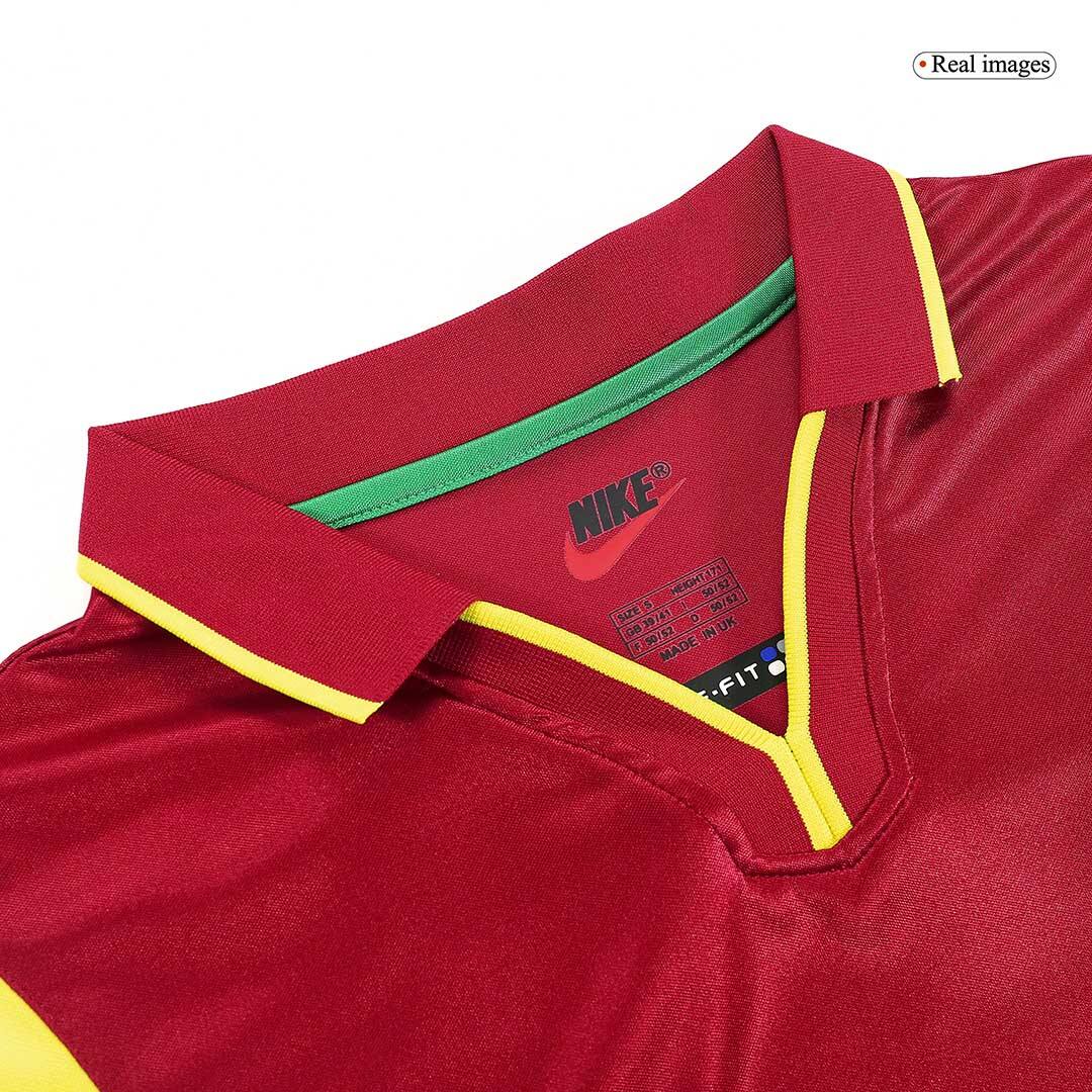 Portugal Home Retro Soccer Jersey 1999 Authentic Kit