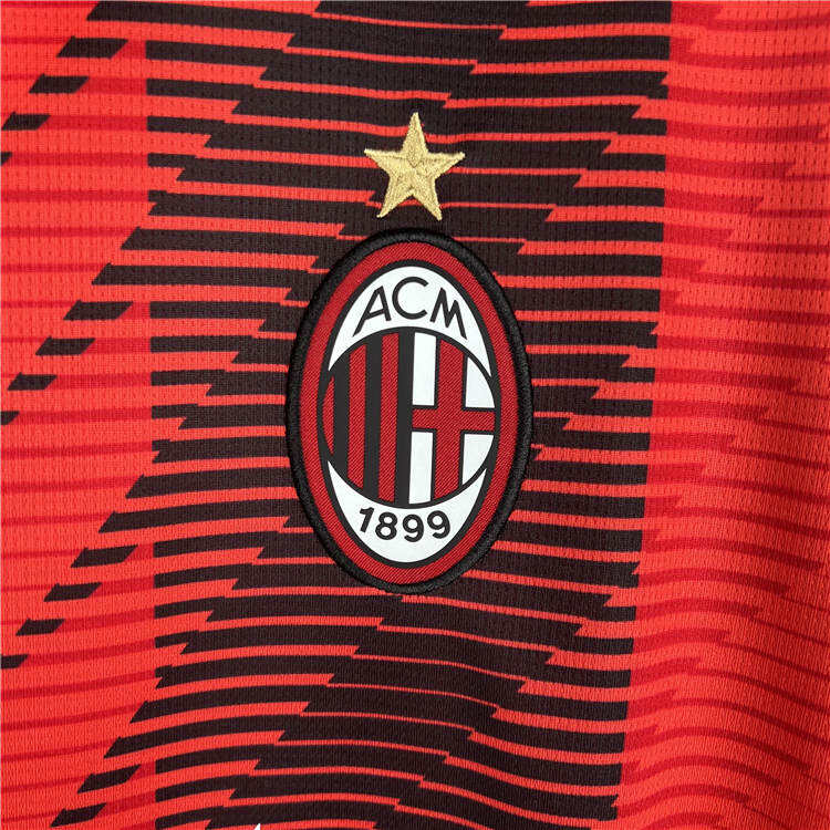 AC Milan 2324 Home Red Soccer Jersey Football Shirt - Official