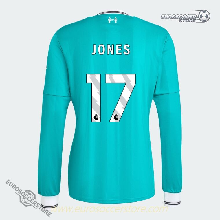Long Sleeve Third Version Jersey of Liverpool, Worn by JONES 17 during 25-26 Season